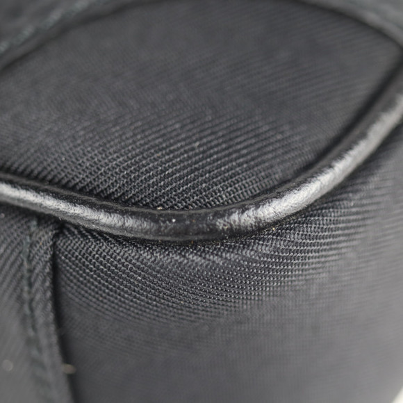 Burberry Shoulder Bag Canvas Leather Black Beige - Picture 4 of 7